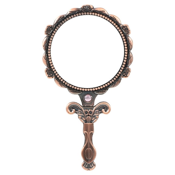 Mirror Makeup Travel Hand Mirrors Handheld Cosmetic Vanity Vintage Antique Retro Held Folding Set Handle Women Pocket