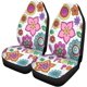 thumbnail image 2 of Juego de 2 fundas para asientos de coche ABPHQTO Cute Flower Power Groovy Doodle Universal, 2 of 4