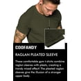 thumbnail image 6 of COOFANDY Men's Gym Shirts Fitted Fitness Tee Bodybuilding Workout T-Shirt, 6 of 7