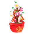 thumbnail image 2 of Adorno de Bonsái de Simulación , Almohada de Juguete Suave, Arreglos de Decoración para año Nuevo, Festival de Primavera, Interior de Vacaci Flor de melocotón S Baoblaze Macetas De Flores De Fieltro, 2 of 8