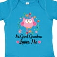 thumbnail image 4 of Inktastic My Great Grandma Loves Me Owl Girls Baby Bodysuit, 4 of 5