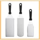 thumbnail image 4 of Juego de espátulas de metal de acero inoxidable – espátula de metal plana, rascador de parrilla, espátula de hamburguesa para tortitas., 4 of 5