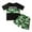 Black, variant on Baby Outfits Kids Summer Beach Short Sleeve Letter T Shirts Tops Camouflage Shorts Clothes Set 1-5 Years Baby Boy Clothes Black 2 Years-3 Years
