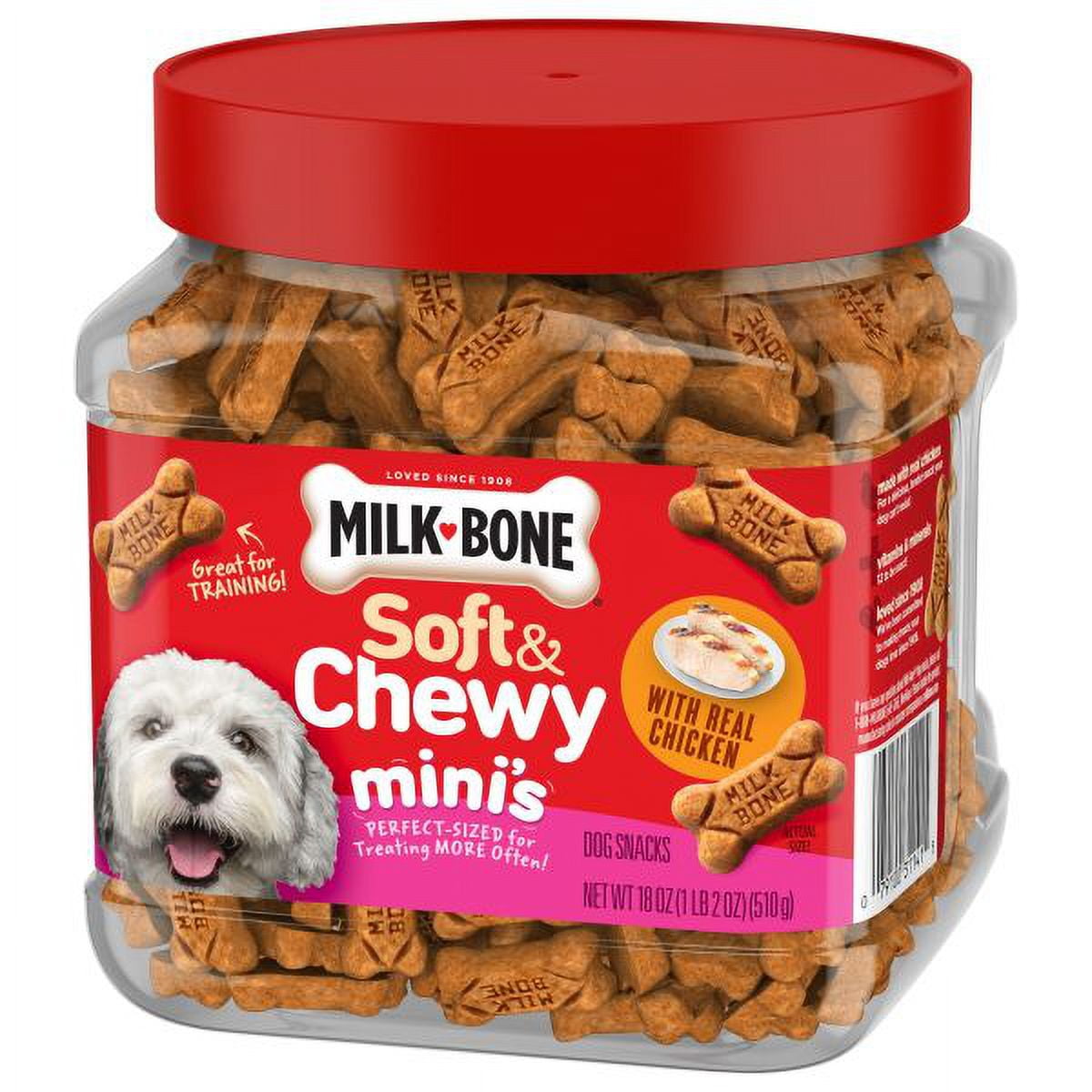 Milk Bone Soft Chewy Mini s Dog Treats Made With Real Chicken 18 Oz. Walmart
