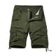 thumbnail image 2 of pstuiky Pantalones cortos deportivos, Pantalones cortos cargo para hombre, para correr, con múltiples bolsillos, cintura elástica, de algodón, para senderismo. Pantalones cortos de golf, 2 of 4