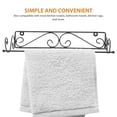 thumbnail image 4 of Wrought Iron Roll Stand Towel Rack Delicate Paper Rack Towel Stand Hanging Paper Holder Wall Mount Paper Holders, 4 of 6