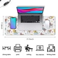 thumbnail image 5 of Long Mouse Pads for Desk,Colorful Fairy Unicorn Pattern Desk Mats on Top Of Desks, Desk Mouse Pad Extra Large with 3mm Non-Slip Base and Stitched Edge for Gaming,Office,Work,Home 31.5"x11.8", 5 of 6