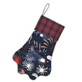 thumbnail image 3 of Dog Paw Decorative Socks 17x11.8in Top With A Strap Design For Easy Hanging For Festive Christmas Party Decorations Independence Day Theme Star (3), 3 of 8