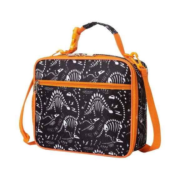 Pompotops Lunch Bag Can Be Crossbody Snack Fruit Fresh-keeping Lunch Bag Cartoon Shark Dinosaur Portable Thermal Bag