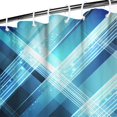 thumbnail image 4 of 72x72 Inch Fabric Shower Curtain Waterproof Polyester, Abstract Geometric Print, 4 of 6