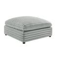 thumbnail image 4 of Comfort Pointe Julia 4-piece Chofa Sectional in Plush Gray Cord-like Fabric, 4 of 12