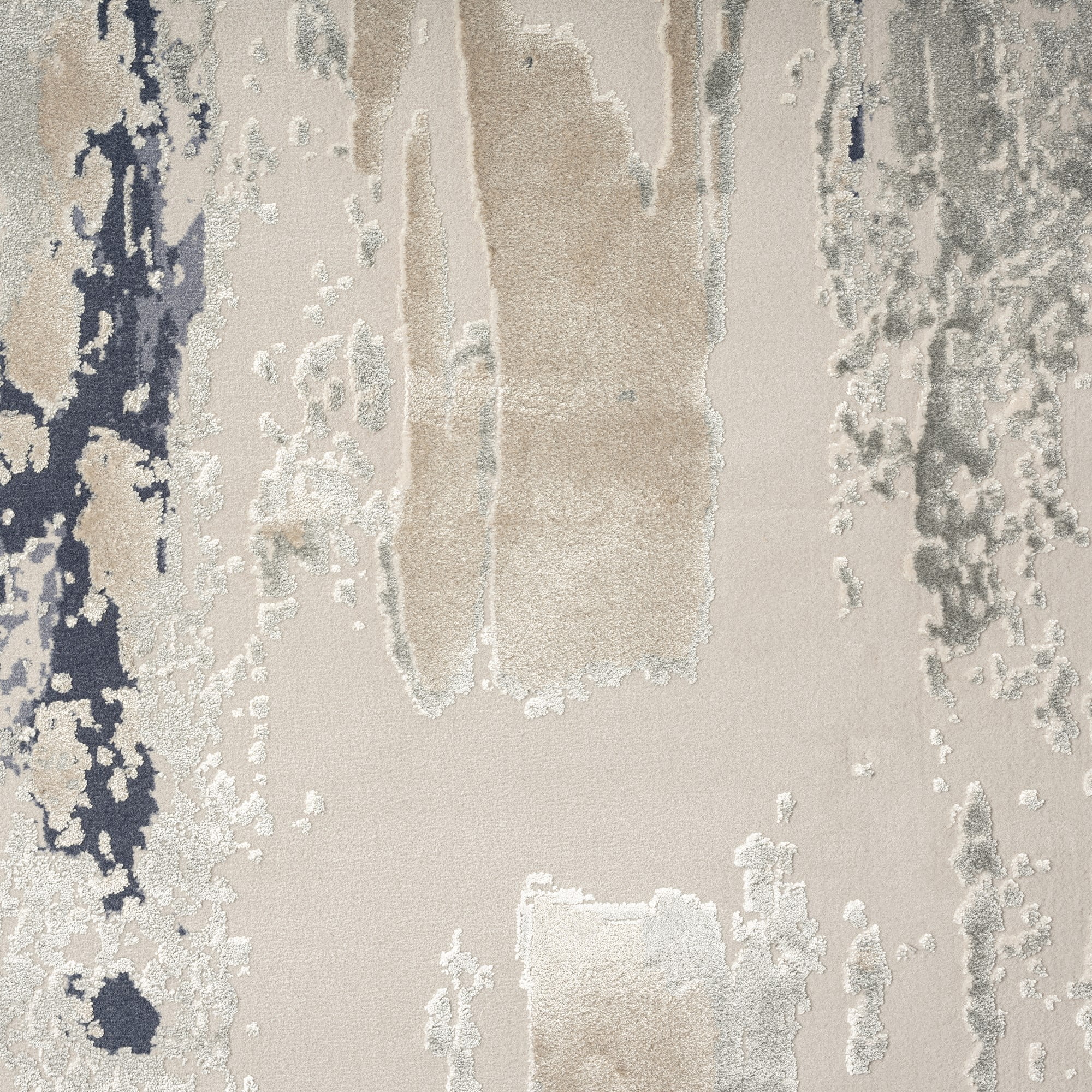 Ox Bay Dallas 2' x 7' Blue Abstract Premium Ultra-Soft Indoor Area Rug