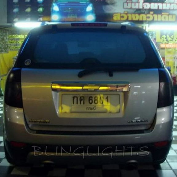 For Chevrolet Chevy Captiva Sport Tinted Smoked Overlays for Taillamps Taillights Tail Lamps Lights
