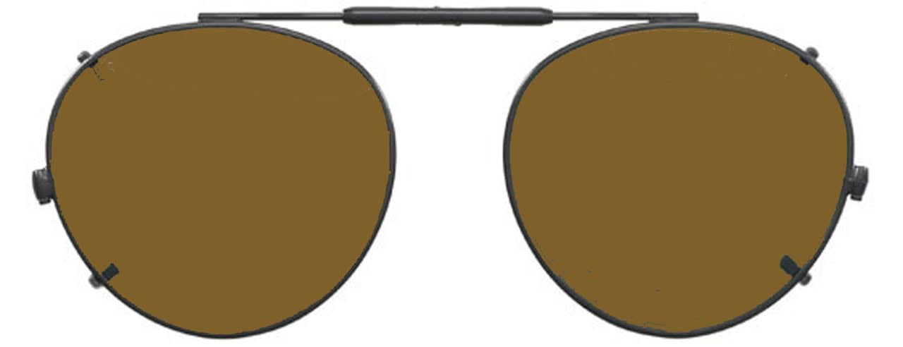 blacktie 49mm round clip on sunglasses