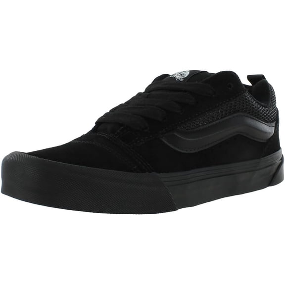 VANS U KNU SKOOL UNISEX SNEAKERS - BLACK - Black / Black / Men 4 / Women 5.5 / Medium