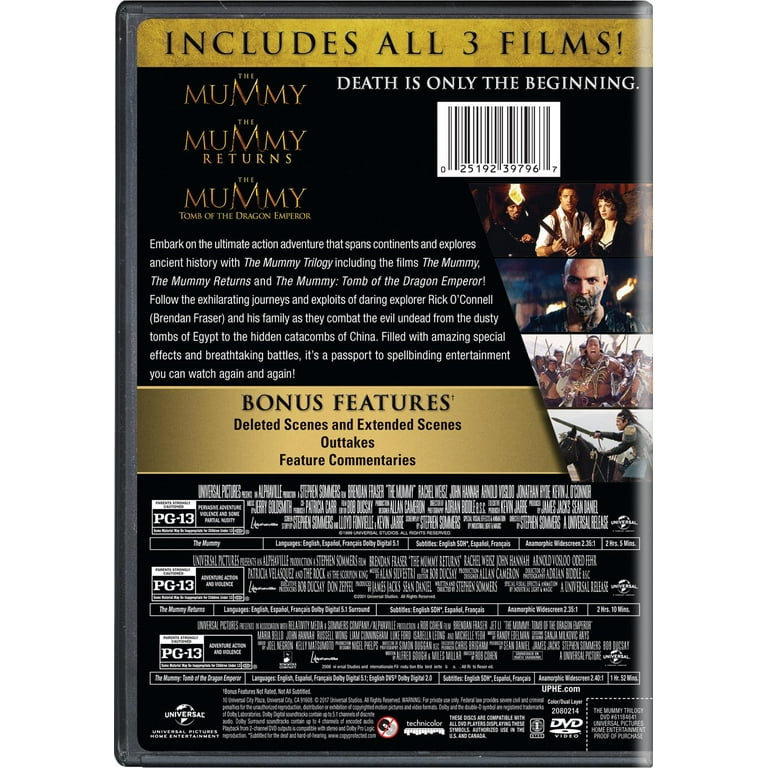 The Mummy Trilogy (DVD) - Walmart.com