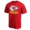 thumbnail image 2 of Men's Red Kansas City Chiefs Team Lockup T-Shirt, 2 of 3