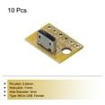 thumbnail image 3 of Vertical  MiCro USB Female Sockets Test PCB Board Adapter for Data Cable Adapters Pack of 10, 3 of 4