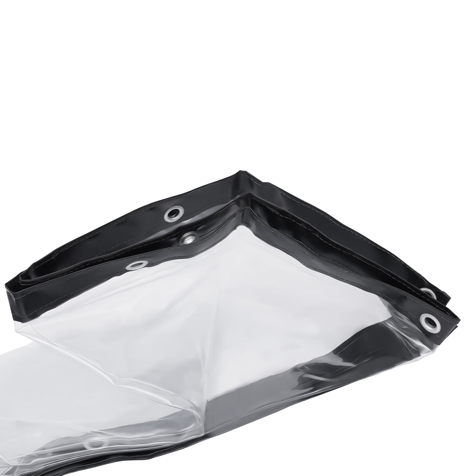 Clear Vinyl Tarp for Patio, Outdoor Clear Tarp Curtain, PVC Outdoor Clear Tarp for Porch Screens, Deck Covers, Patio Enclosures