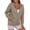 Coffee, variant on Women's Solid Color Zip Up Hooded Fleece Jacket, Loose Oversized Lightweight Hoodie with Side Pockets for Fall Winter Casual Activewear Gym Running Yoga Lounging Blackish Green