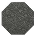 thumbnail image 1 of Furnish My Place Indoor Floor Rug - 4 ft. Octagon, Gray, Geometrical Print, Customized Area Rug for Bedrooms, Hallways, Living Rooms, 1 of 5