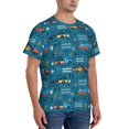 thumbnail image 5 of Rocae Construction Trucks for Men's Moisture-Wicking Crew Tee - T-Shirt for Sports, Outdoor Activities, and Casual WearX-Large, 5 of 9