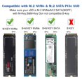 thumbnail image 3 of Carcasa SSD FANBLACK Fanblack 2 en 1 M.2 NVMe USB 3.2 Gen 2, 3 of 9