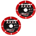 thumbnail image 1 of Kit 2 Discos de Diamante, MARAGA, DD45127830X, 4 1/2 pulgadas, 1.2mm Grosor, 7/8 pulgadas 13,200 RPM, 1 of 2