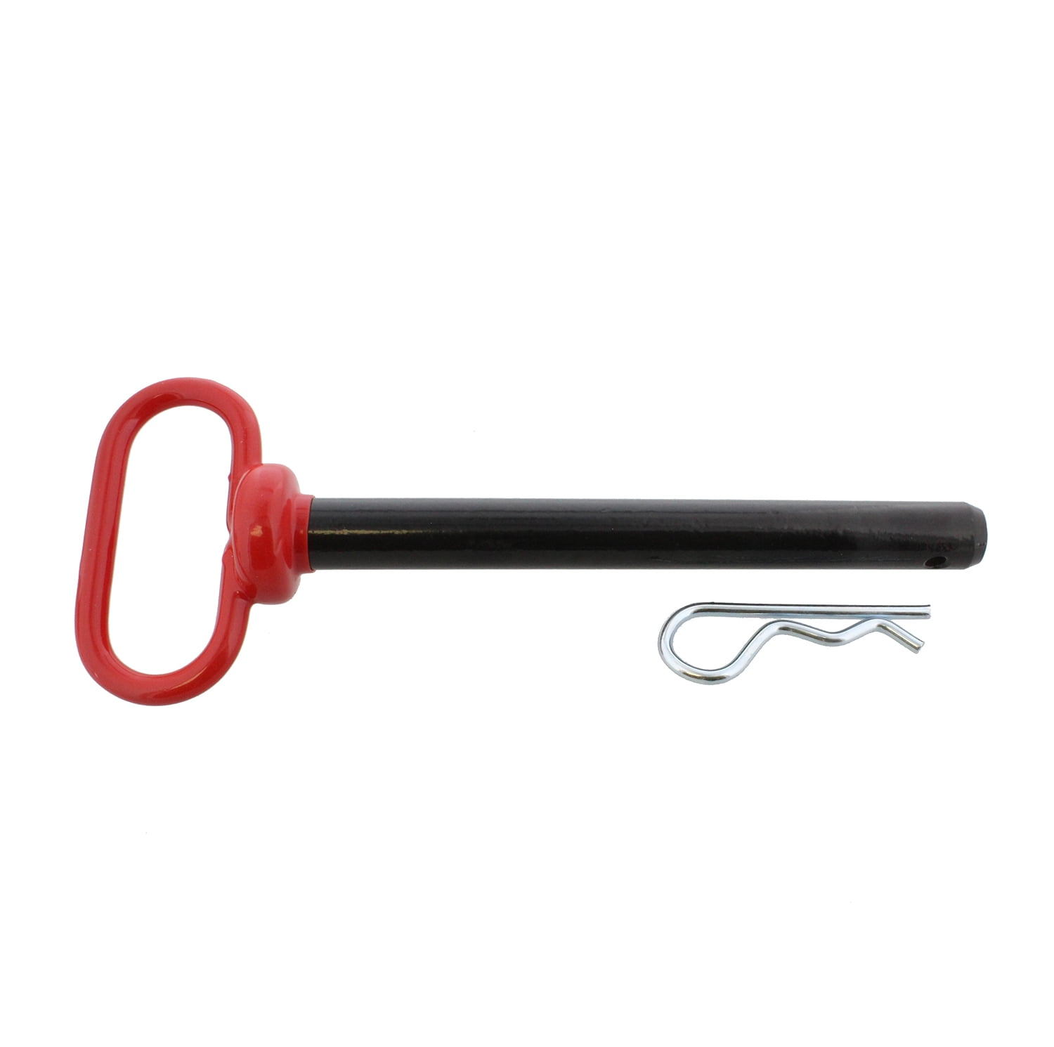 6-1/2" Usable Length Tool Tuff Red Head Forged Steel Hitch Pin 3/4" Dia