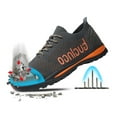 thumbnail image 3 of OwnShoe Steel Toe Work Sneakers for Men Women Safety Shoes Lightweight Nonslip Construction Shoes, 3 of 6