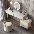 thumbnail image 3 of Makeup Toilet Dressing Table Comfortable Bedroom Console Organizer Dressing Table Mirror Comodas Con Cajones Salon Furniture My Lux Decor Round, 3 of 7