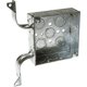 thumbnail image 1 of Caja de conexiones Raco cuadrada de acero gris de 4 x 4 pulgadas (paquete de 25), 1 of 1