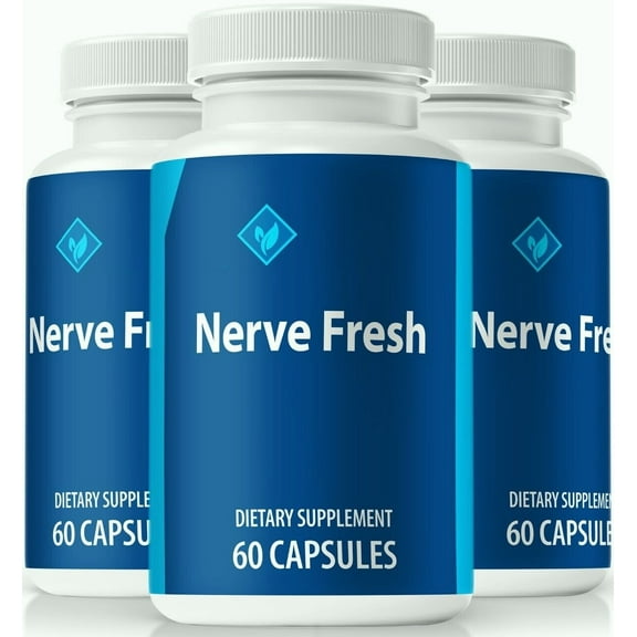 Nerve Fresh Advanced Cognitive Pills for Nerve Health and Function (3 Bottle Pack)