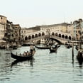 thumbnail image 2 of Blaustein, Alan 15x15 Gold Ornate Wood Framed with Double Matting Museum Art Print Titled - Ponte Rialto con Gondolas, 2 of 4