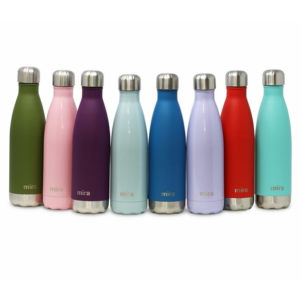 MIRA 17 oz Stainless Steel Vacuum Insulated Water Bottle LeakProof