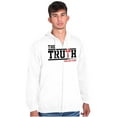 thumbnail image 5 of Truth John 14:6 Christian Verse Zip Up Hoodie Men's Women's Brisco Brands S, 5 of 6