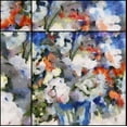 thumbnail image 2 of Bolokofsky, Ronald 15x15 Black Ornate Wood Framed with Double Matting Museum Art Print Titled - Autumn Bouquet II, 2 of 4