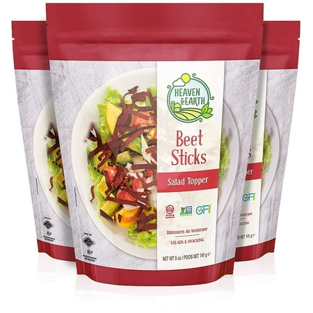 Heaven and Earth Beet Sticks Salad Toppers 5oz 3 pack
