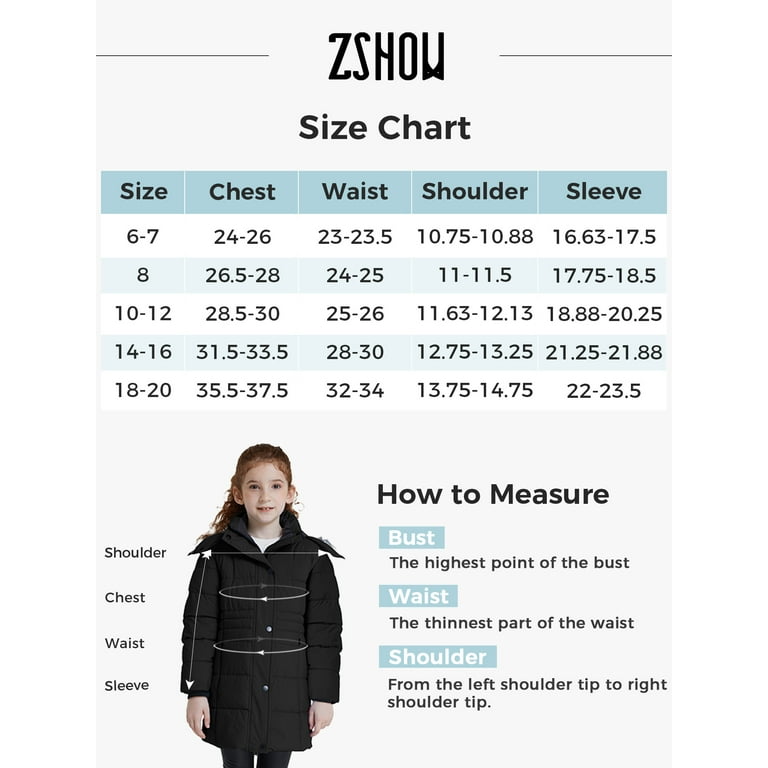 Winter coat best sale size 12