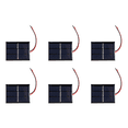 thumbnail image 1 of Panel Solar 1 5 V Con Cable Mini DIY para Cargador Batería (1 Unidad), 1 of 9