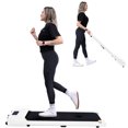 thumbnail image 1 of MotionGrey Walking Pad Treadmill for home - Slim Portable Under Desk Training Electric Fitness Pad for Cardio - White, 1 of 5