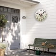 thumbnail image 6 of Wall Clocks Battery Operated, Mid Century Atomic Black Cat Silent Non Ticking Decorative Indoor Outdoor Wall Clocks for Living Room Kitchen Bedroom Bathroom 12", 6 of 6