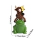 thumbnail image 3 of CREATITOY Easter Rustic Highland Cow Figurine Home Garden Decor, 3 of 6