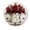 FFclock035, variant on ZXCXRQFa Colorful Ice Cream Cone Clock Wall Decor Battery Operated Floral Clocks Spring Wall Clocks Round Desk Clock 10 in Non Ticking Analog Bathroom Clocks