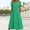 Green, variant on Women Fashion Solid Short Sleeve Casual Loose Long Dress With Pockets Midi Dress Petite Casual Dresses for Summer Casual Dress with Pockets Plain Summer Dresses Missal Dresses Summer Floral Dress for