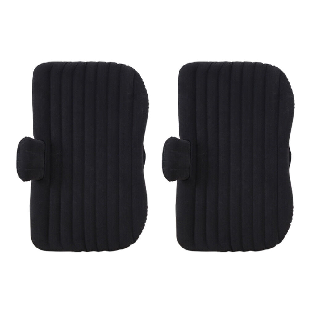 US Inflatable Travel Car Mattress Air Bed Back Seat Sleep Rest Mat 2 Pillow Pump