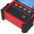 thumbnail image 4 of Rupoun ET616 Network Cable Tester Multimeter Multifunctional Line Finder with LCD Display for Sorting Network Maintenance Telephone Wire Testing Tool Kit Red 15.87 oz, 4 of 9