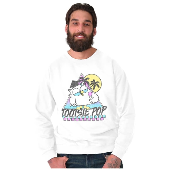 Tootsie Pop Mr Owl Summer Vacation Sweatshirt for Men or Women Brisco Brands S