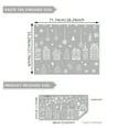 thumbnail image 5 of Xmas Window Clings Decoration, 1 Sheet Static Snow Flakes Stickers Merry Christmas Window Decals for Christmas Party Supplies, 5 of 5