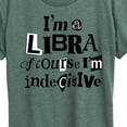 thumbnail image 3 of Instant Message - Libra Indecisive - Women's Short Sleeve Graphic T-Shirt, 3 of 7